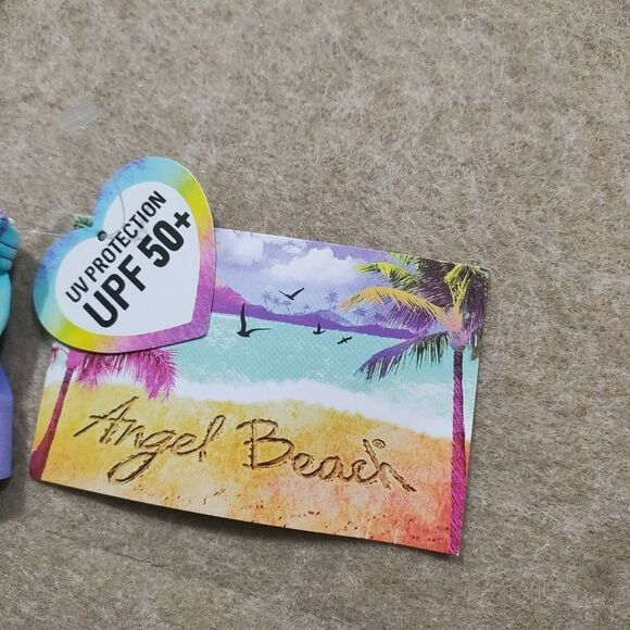 Angel Beach Girls One Piece Swimsuit -O - Picture 3 of 4